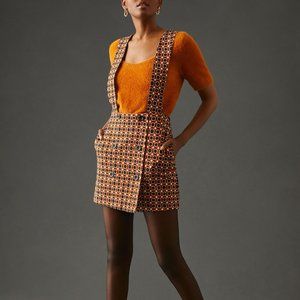 NWT Anthropologie Maeve Pinafore Mini Skirt/Dress